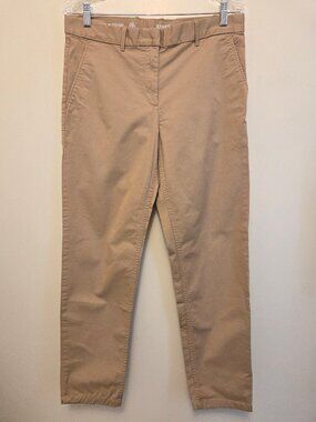 GAP Women’s Broken-In Straight Mid-Rise KHAKIS, Cargo Khaki Tan Pants - 6R